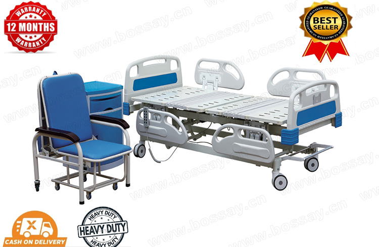 سرير مستشفى كهربائي بخمس وظائف سرير وحدة العناية المركزة (BS-858)