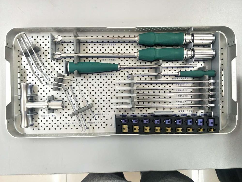CE Posterior Orthopedic Lumbar Interbody Fusion Cage Instruments Tlif Instruments
