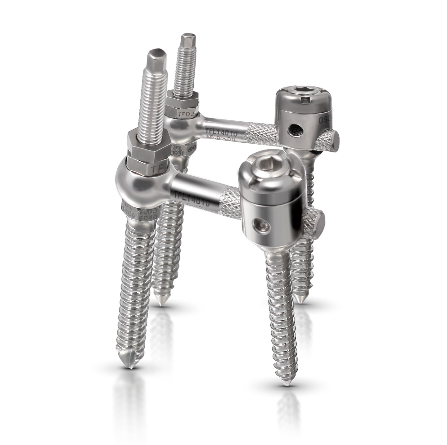 CE Marked Titanium Orthopedic Surgery Implants China Manufactured Spinal Traumatic System Side Opening Pedicle Interventional