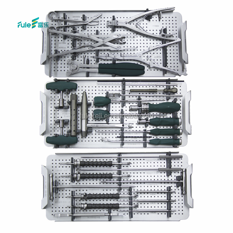 Less Invasive Class II CE Certified Titanium Spinal Surgical Instruments Set with 5.5mm Spec and 5+ Year Warranty Surgical Tools