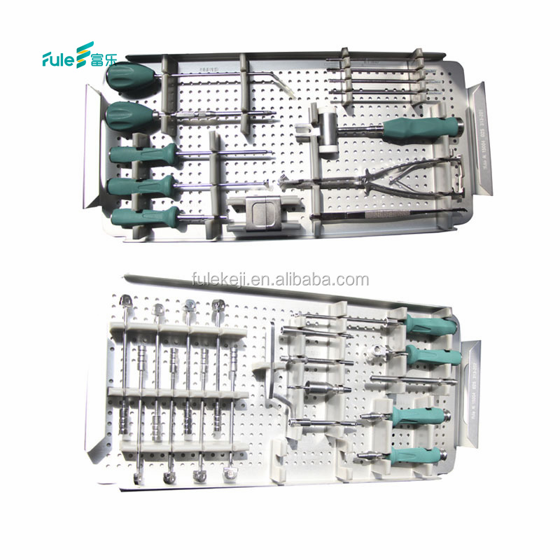 Less Invasive Class II CE Certified Titanium Spinal Surgical Instruments Set with 5.5mm Spec and 5+ Year Warranty Surgical Tools