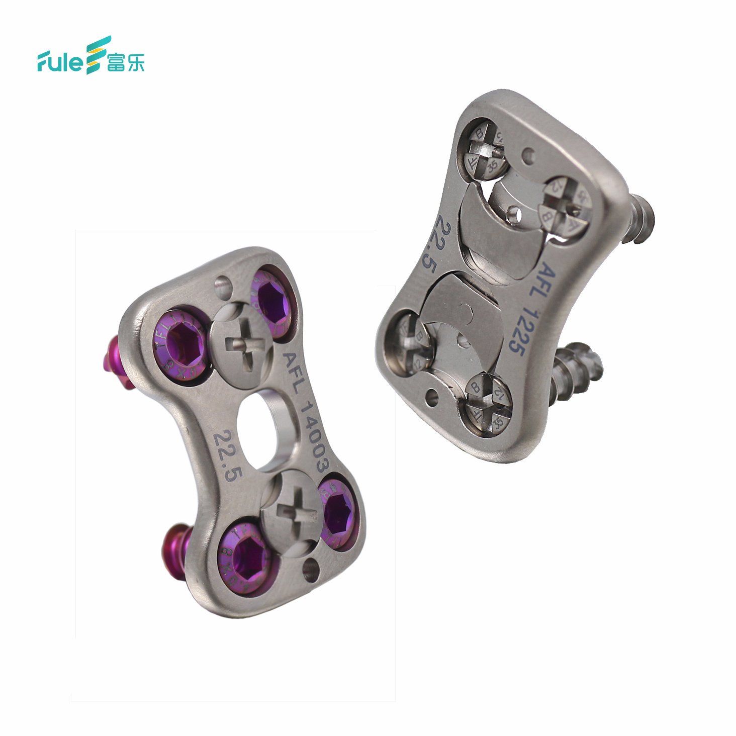 Anterior Cervical Plate 4 Hole Spine Titanium Orthopedic Implants Pedical Screw Rod Implant