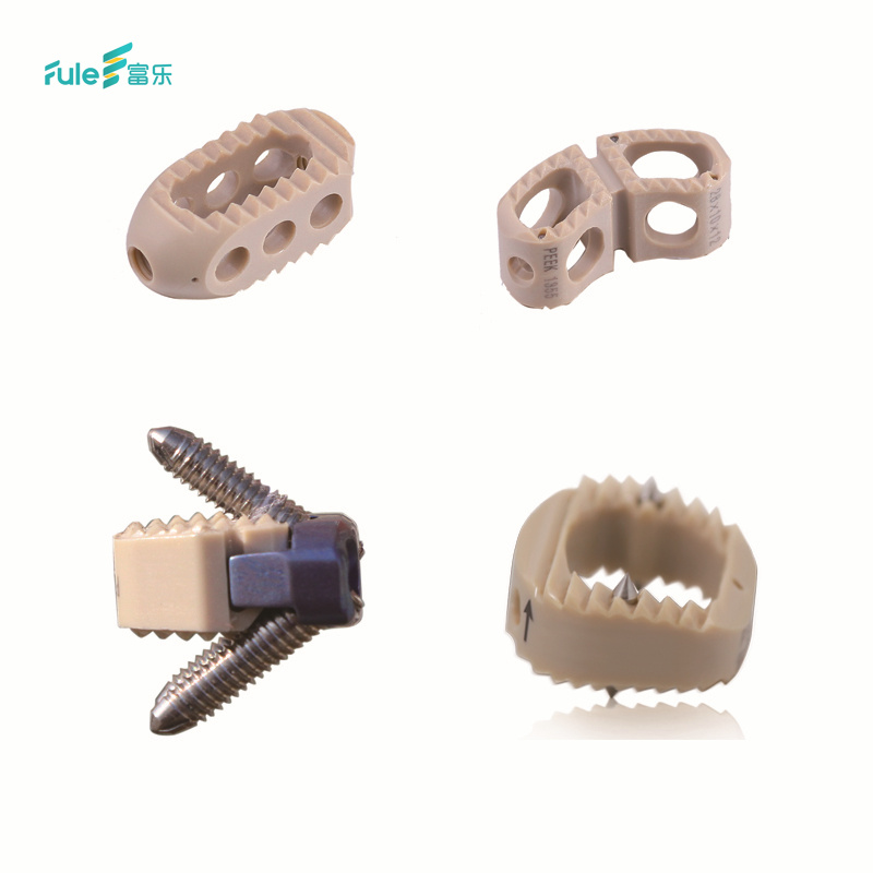 Anterior Cervical Plate 4 Hole Spine Titanium Orthopedic Implants Pedical Screw Rod Implant