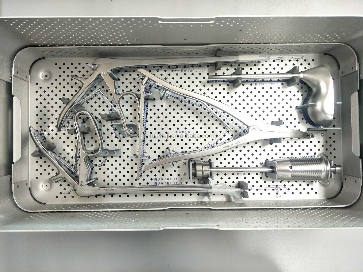 CE Posterior Orthopedic Lumbar Interbody Fusion Cage Instruments Tlif Instruments