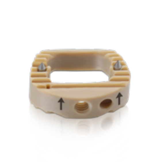 Orthopedic Implant Cervical Interbody Fusion Cage Arc-shaped Wedge-shaped PEEK Titanium Alloy OEM Fule Brand CE Certified 5-Year