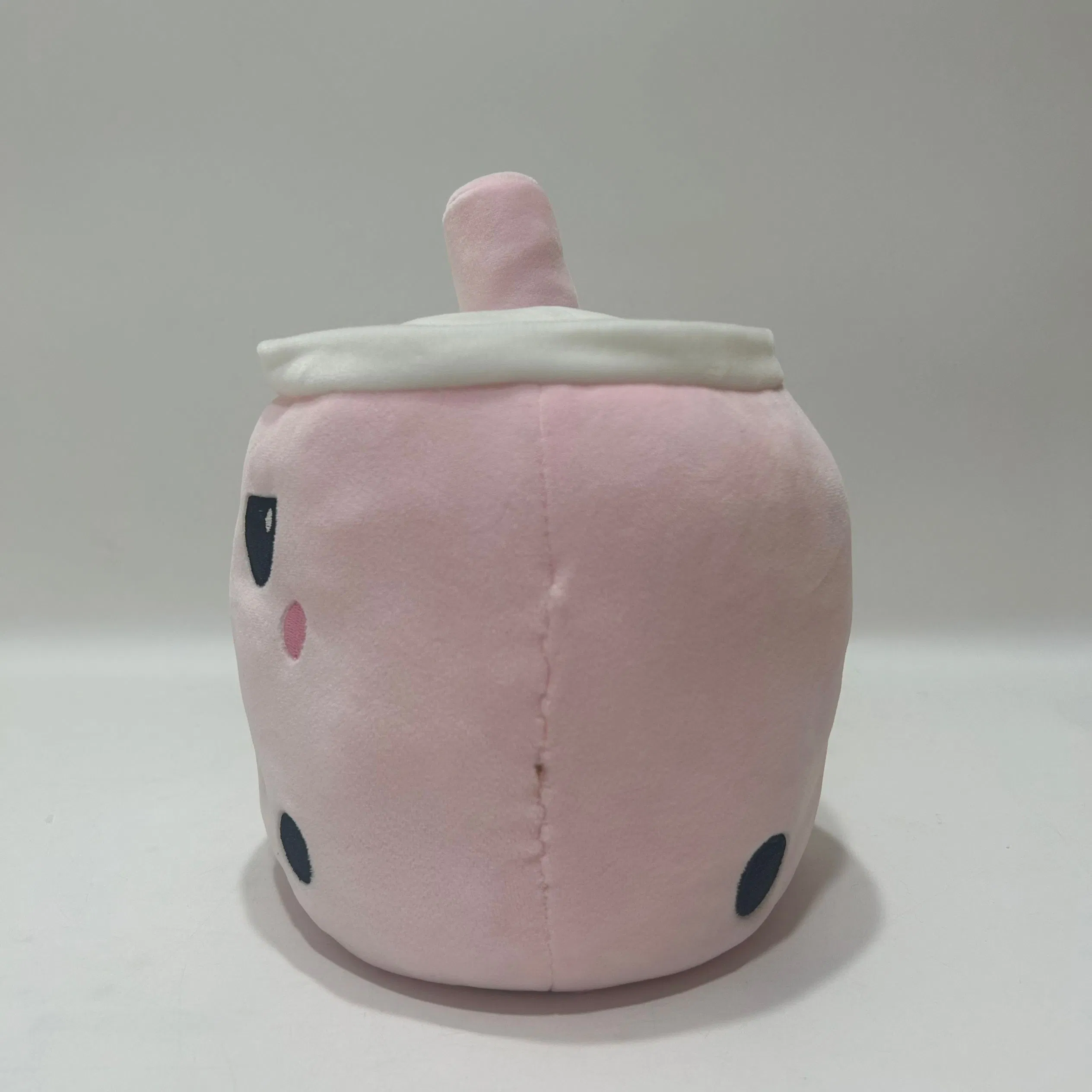 Logo personalizado suave al por mayor regalo para niños muñeca peluche animal de peluche taza de leche de té plush toy