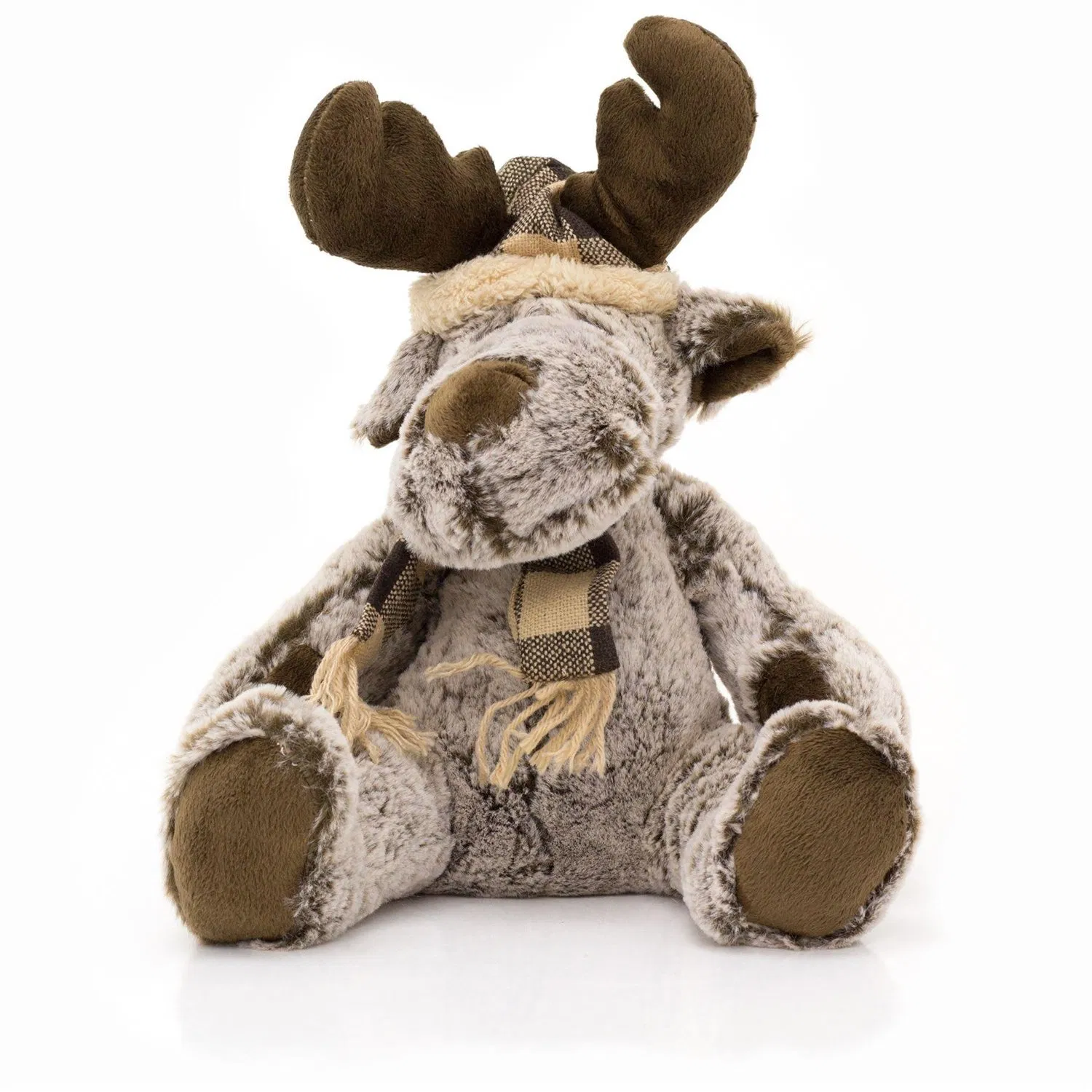 Regalo de Navidad de peluche personalizado en forma de animal, juguetes de peluche suaves