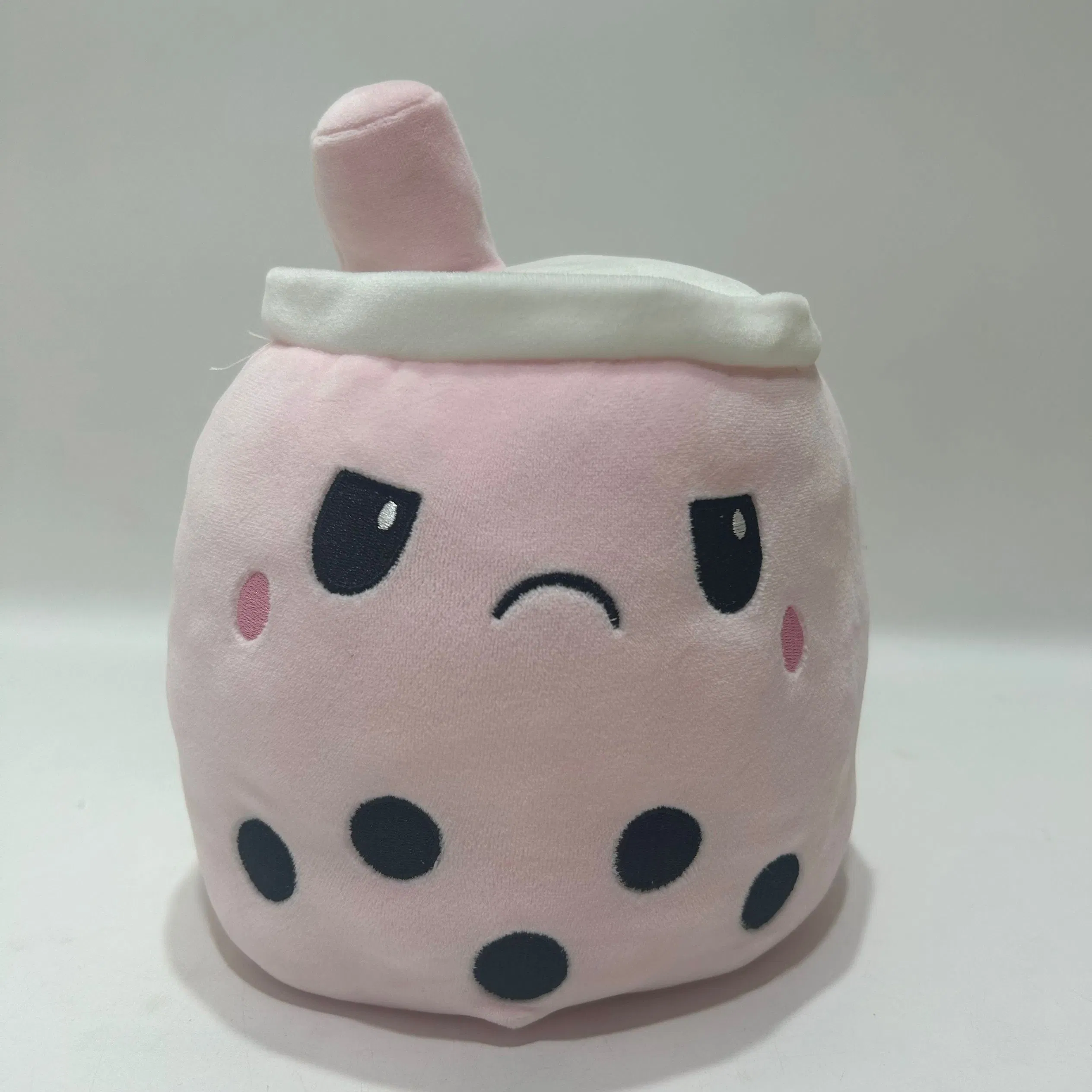 Logo personalizado suave al por mayor regalo para niños muñeca peluche animal de peluche taza de leche de té plush toy