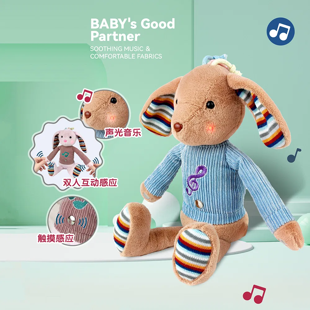 Juguetes de Tambor de Peluche con Luces y Música