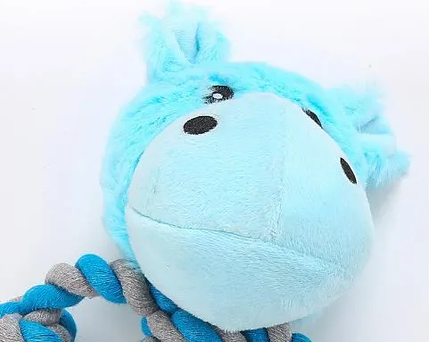 Juguetes para mascotas en forma de animal, juguetes de peluche para perros, juguetes de masticar, nudos de cuerda, juguete de peluche para mascotas