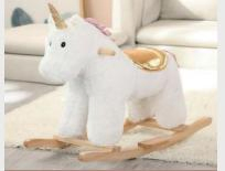 Caballo de madera para niños, bebé, juguete mecánico de montar y mecer