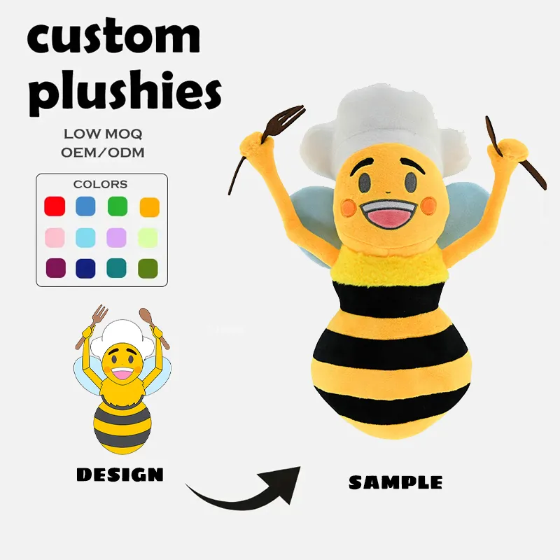 Muñeca de peluche personalizada de flores, bajo MOQ, figura de peluche suave para niños, regalo y coleccionables