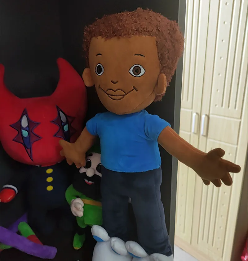 Diseño de muñeca Ldol de algodón orgánico personalizado, juguete de peluche de mascota lindo