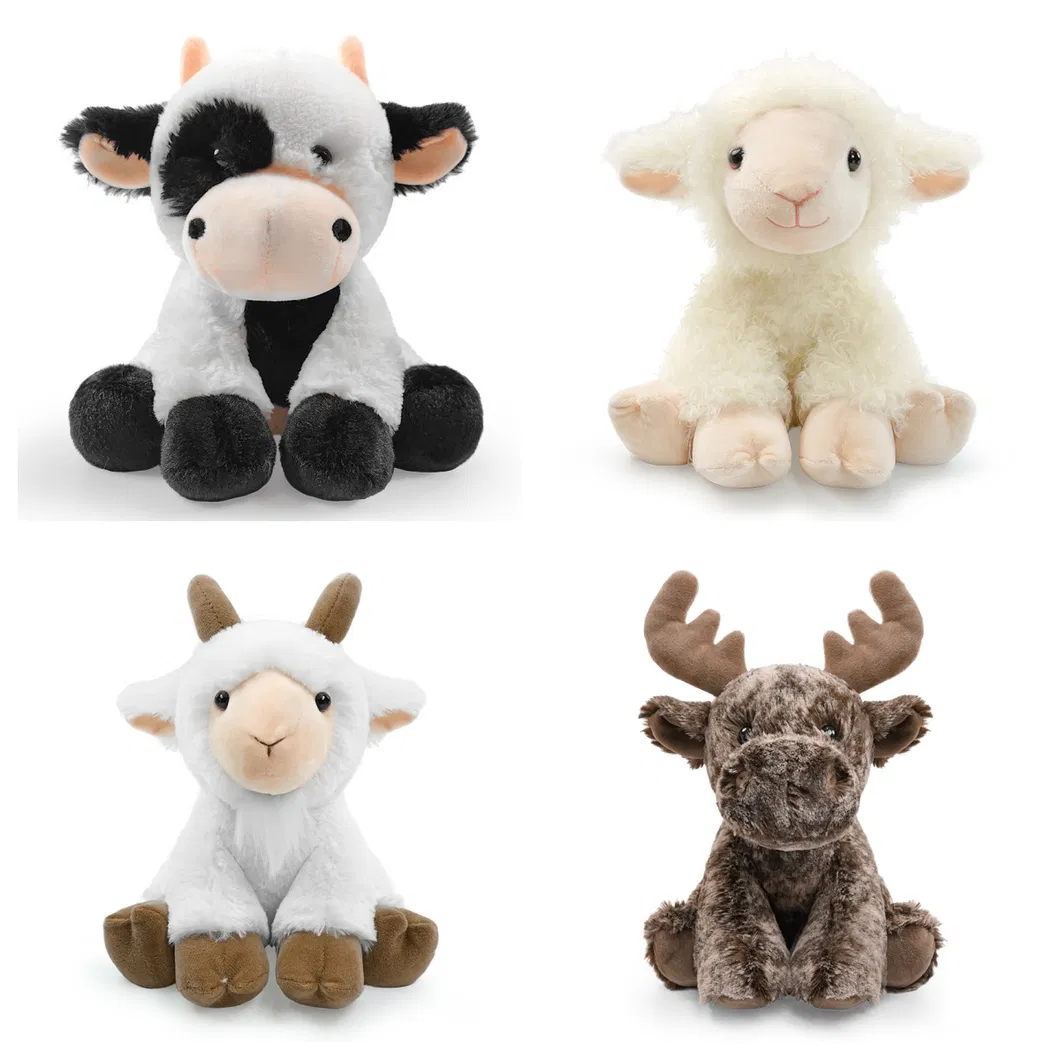 Estilo Animal Personalizado Al por Mayor Peluche Rabo Furry Triceratops Unicornio Caballo Muñeca para Niños