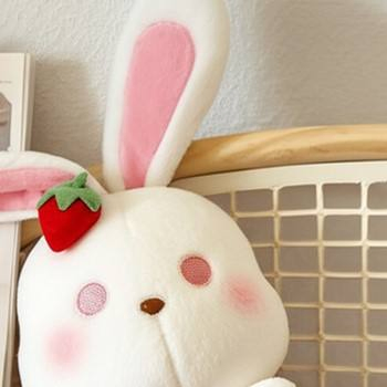 Juguetes de peluche personalizados de alta calidad, con algodón orgánico, suaves conejos de peluche para niños, regalo de Pascua