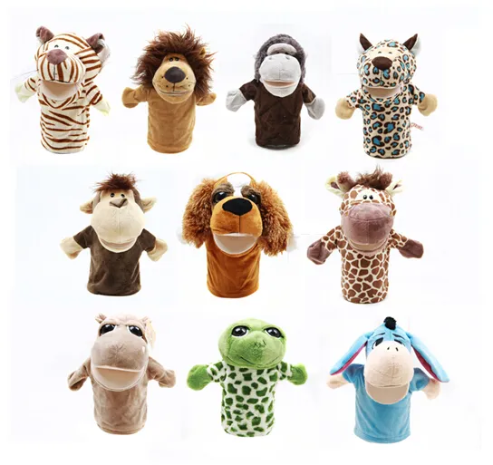 Juguete de peluche personalizado Kawaii, muñeco de mano de personaje de dibujos animados