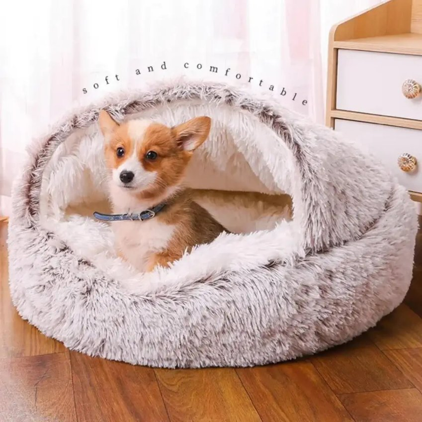 Precio mayorista fabricante OEM mercado de Yiwu sofá para perros personalizado removible lavable muebles para gatos cama de felpa redonda suave personalizada para mascotas fábrica