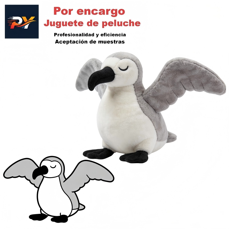 Juguetes de felpa super suaves personalizados de China, pequeños pájaros, regalos promocionales, algodón orgánico, relleno de algodón PP, alivio del estrés