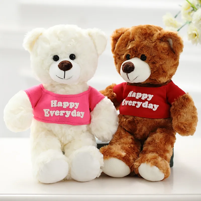Oso de peluche marrón suave