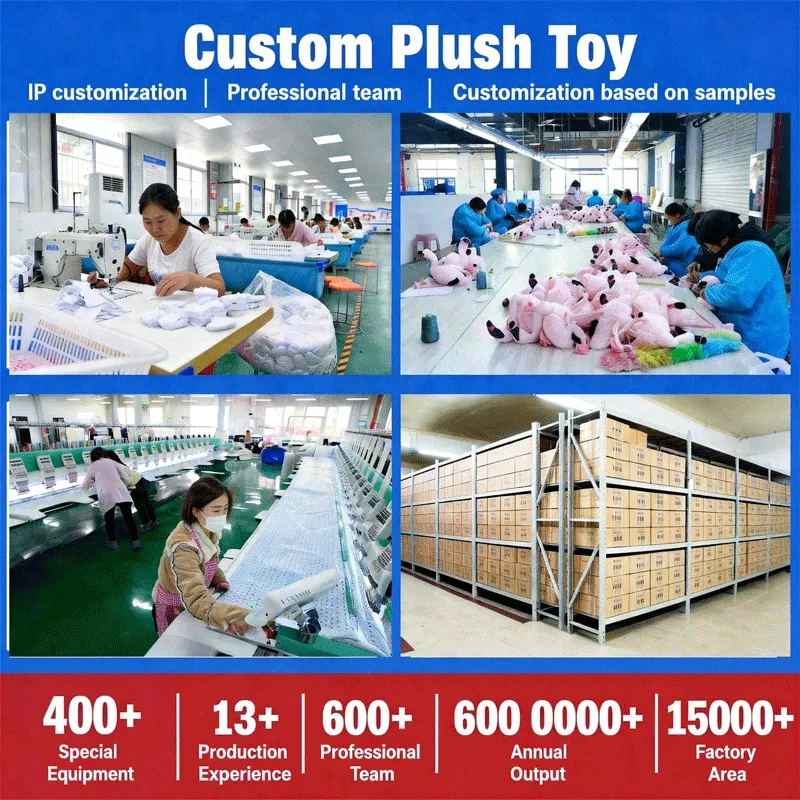 Fabricante de juguetes de felpa personalizados