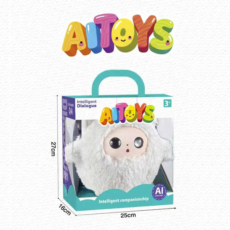 2026 Juguetes de peluche de IA, animales de dibujos animados, diálogo inteligente, chat de voz, juguetes educativos para niños