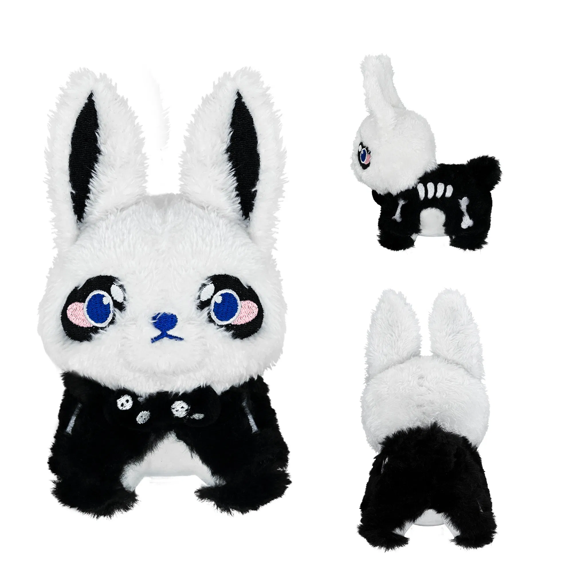 China Peluches Fabricados Suave Duradero Tamaño Pequeño Mini Juguete de Animal de Peluche de Tela Brillante Brilla en la Noche Juguete de Perro de Peluche Personaliza Tu Propia Marca de Juguete