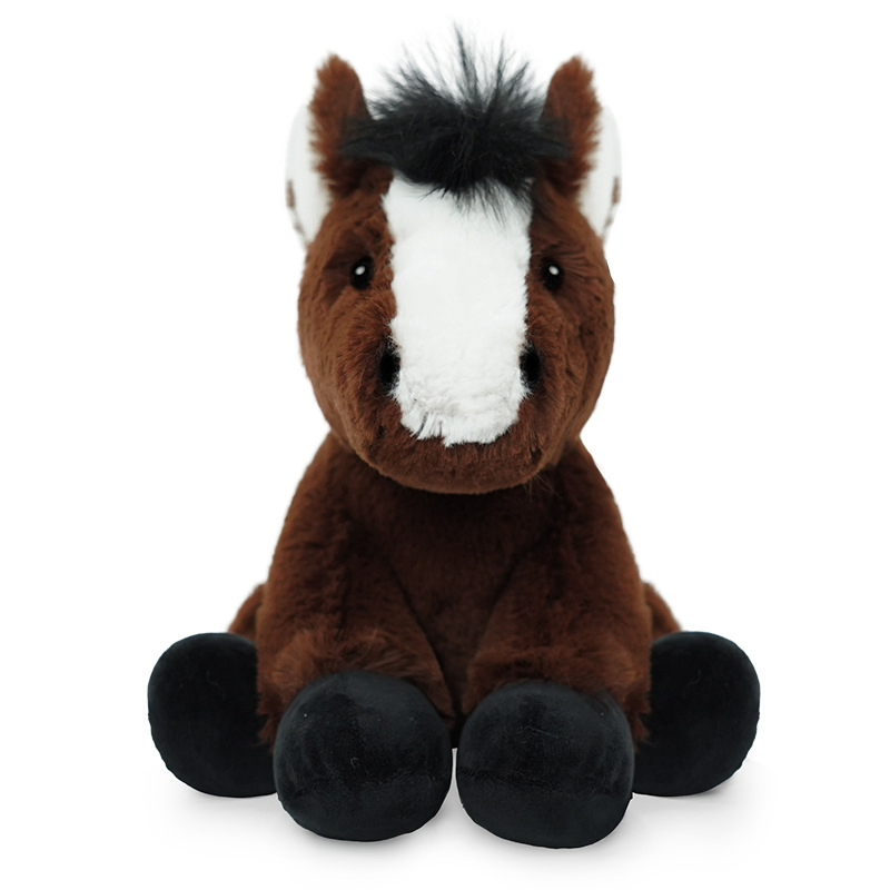 Estilo Animal Personalizado Al por Mayor Peluche Rabo Furry Triceratops Unicornio Caballo Muñeca para Niños