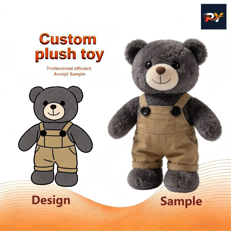 Muñeco de peluche personalizado Crea tu propia marca de peluche cohete regalo de aerolíneas juguete de peluche personalizado