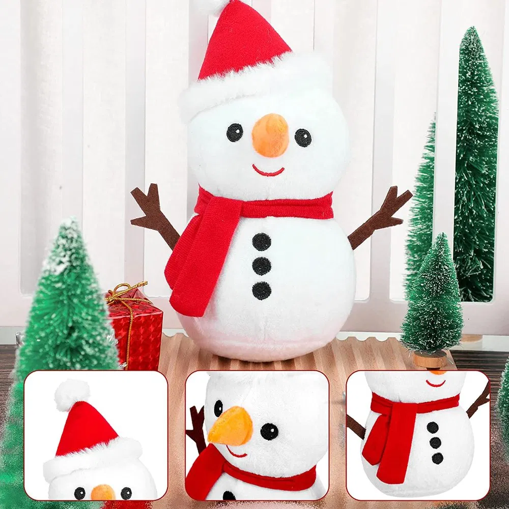 Regalo de Navidad de peluche personalizado en forma de animal, juguetes de peluche suaves