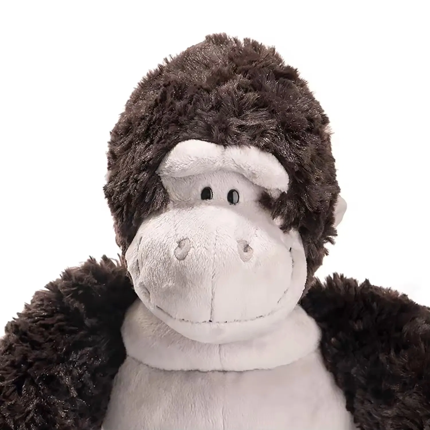 Dulce gorila de peluche, animal de peluche kawaii, muñeco de abrazo suave con temática de bosque