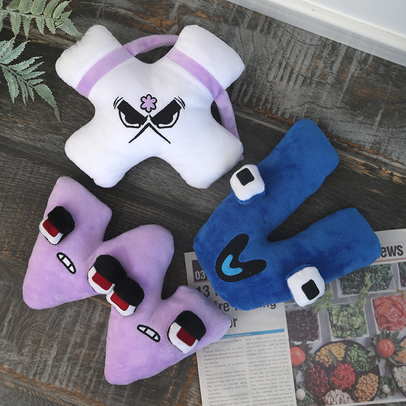 Alfabeto Lore Monstruo de Alfabeto Peluche Cojín Figura de Acción Juguete Educativo para Niños Colgante