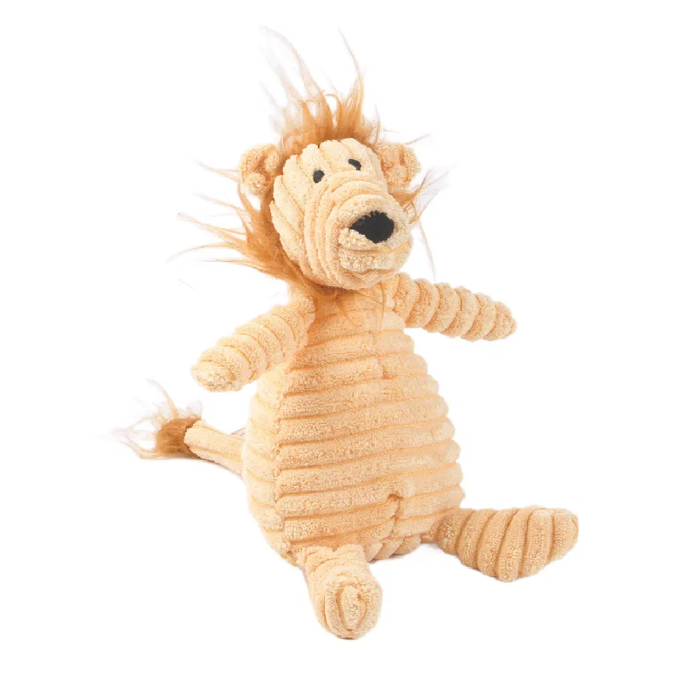 Juguete de zorro de color naranja, animal de peluche interactivo para masticar, limpieza de dientes y diversión