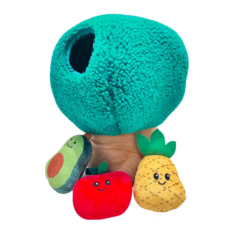 Suministro Directo de Fábrica Juguete de Peluche Interactivo Grande y Ecológico para Perros al por Mayor, Juguete para Masticar con Squeak y Cuerda