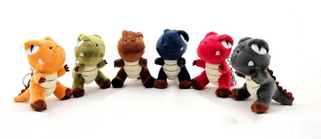 Detalle Llavero Peluche Dinosaurio