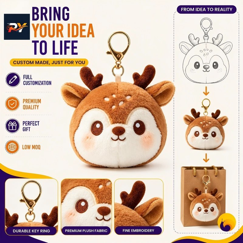 24/7 Juguetes de peluche super suaves de criaturas de un ojo personalizadas de algodón PP ecológico para niños
