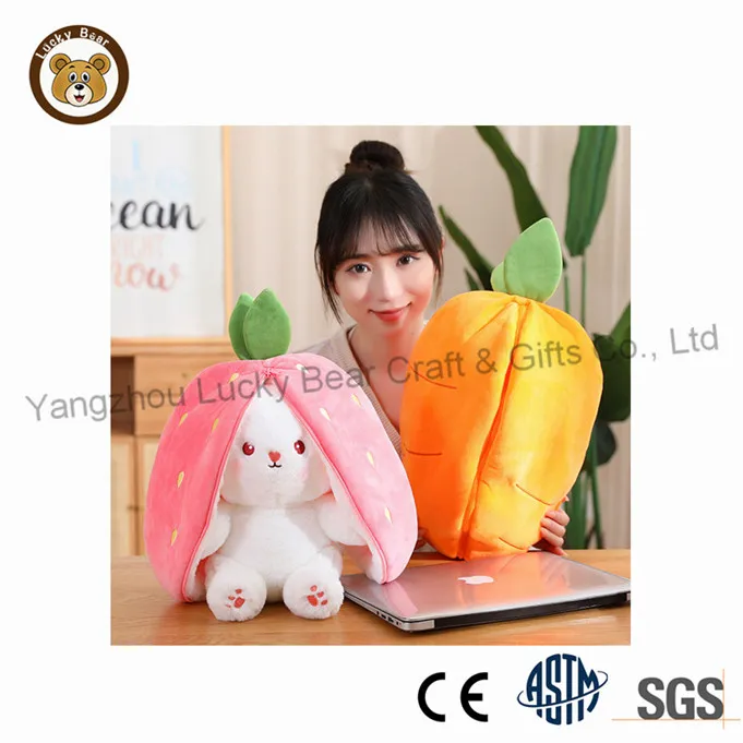 Regalo de Pascua personalizado al por mayor, lindo conejito de peluche suave, juguete de peluche para niños