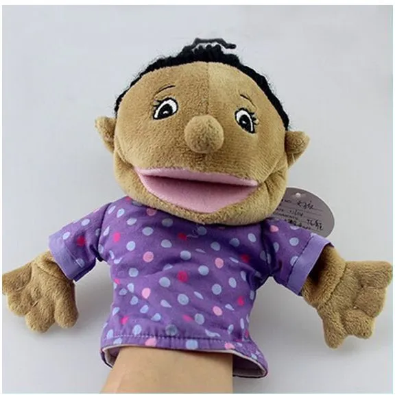 Juguete de peluche personalizado Kawaii, muñeco de mano de personaje de dibujos animados