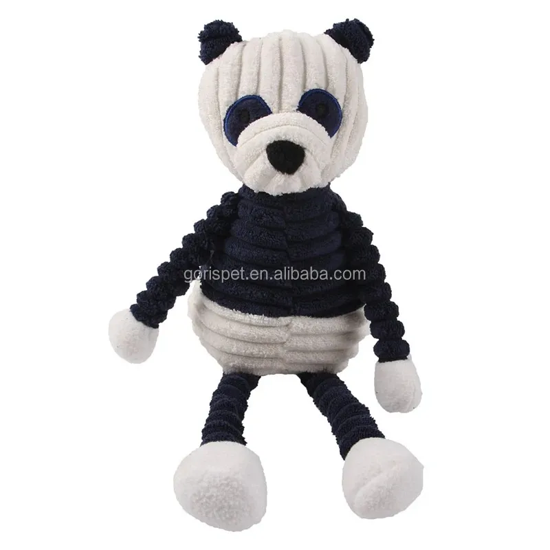 Juguete de masticar de lujo para perros, indestructible, interactivo, de peluche con sonido, juguete divertido en forma de animal para la limpieza dental