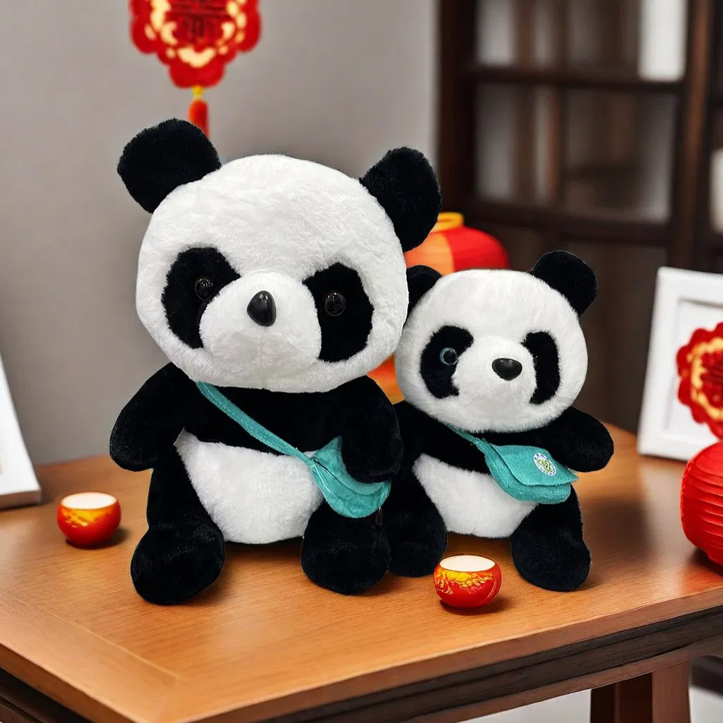 Juguete de peluche personalizado de panda bebé promocional de China