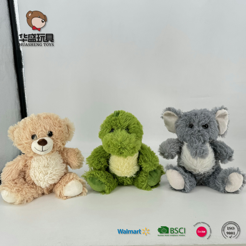 OEM ODM Muñeco de peluche personalizado de oso lindo y caricaturesco, juguete de animal de peluche personalizado