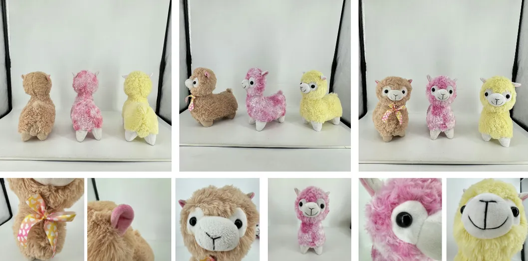 Colección de Alpacas de peluche de colores