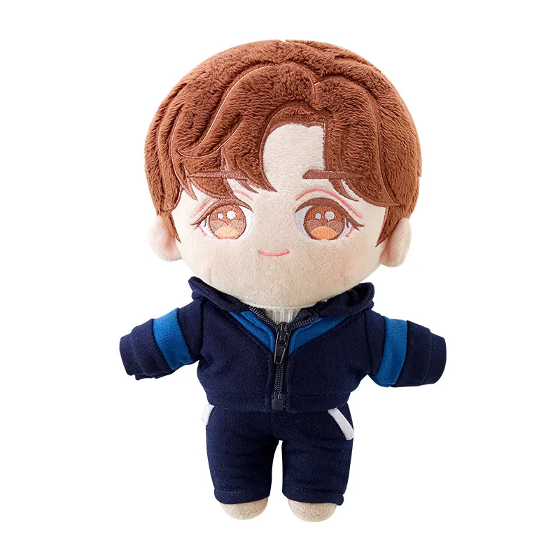 Diseño de muñeca Ldol de algodón orgánico personalizado, juguete de peluche de mascota lindo