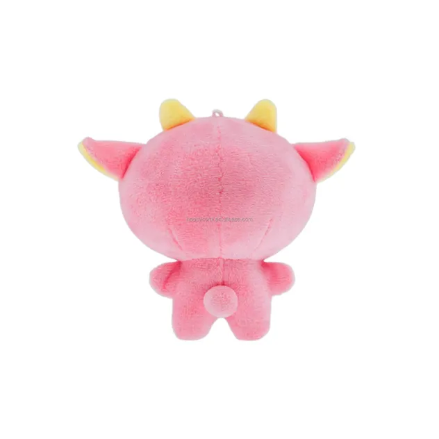 10cm Muñeco de Peluche Pequeño de Nariz Moqueante Súper Suave Figura IP Juguetes de Peluche Mini de Anime Alivio del Estrés Peluches Squeaky
