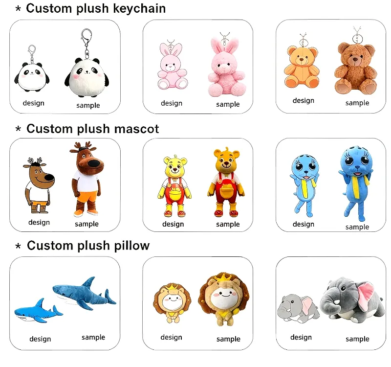 Fabricante de juguetes de felpa personalizados
