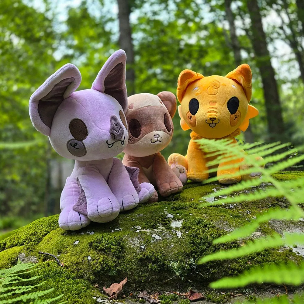 Peluches de marca propia personalizados con relleno hipoalergénico, serie de juguetes de animales personalizados, perro, zorro, juguete de peluche, relleno de algodón PP premium