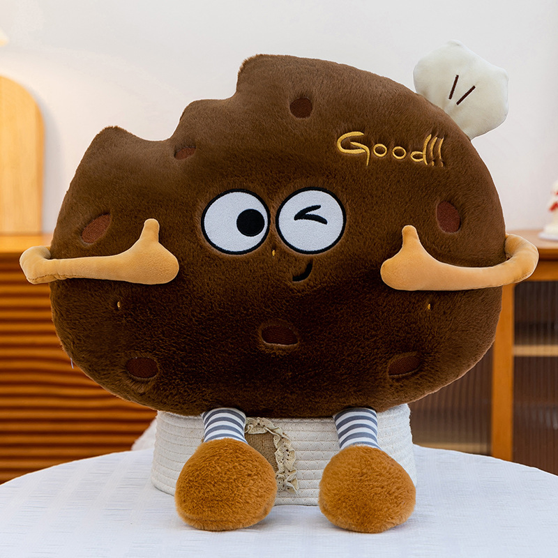 Nuevo gran cojín de peluche para la cintura, cojín para dormir, almohada de tostada de pan, almohada de Oreo, regalo para niñas, muñeca
