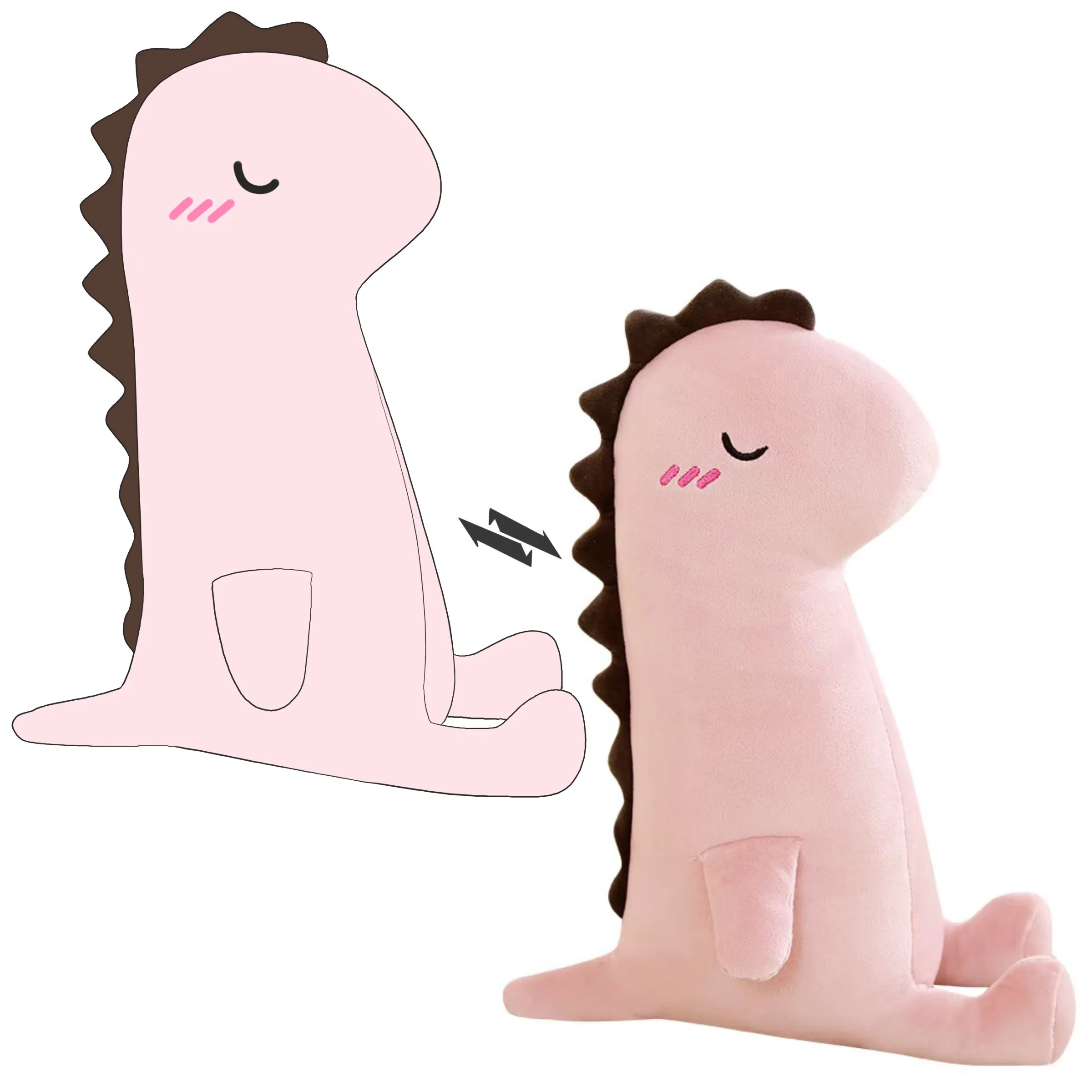 Juguete de peluche personalizado de fábrica en China, animal de peluche, mascota linda, regalo promocional, juguete de peluche