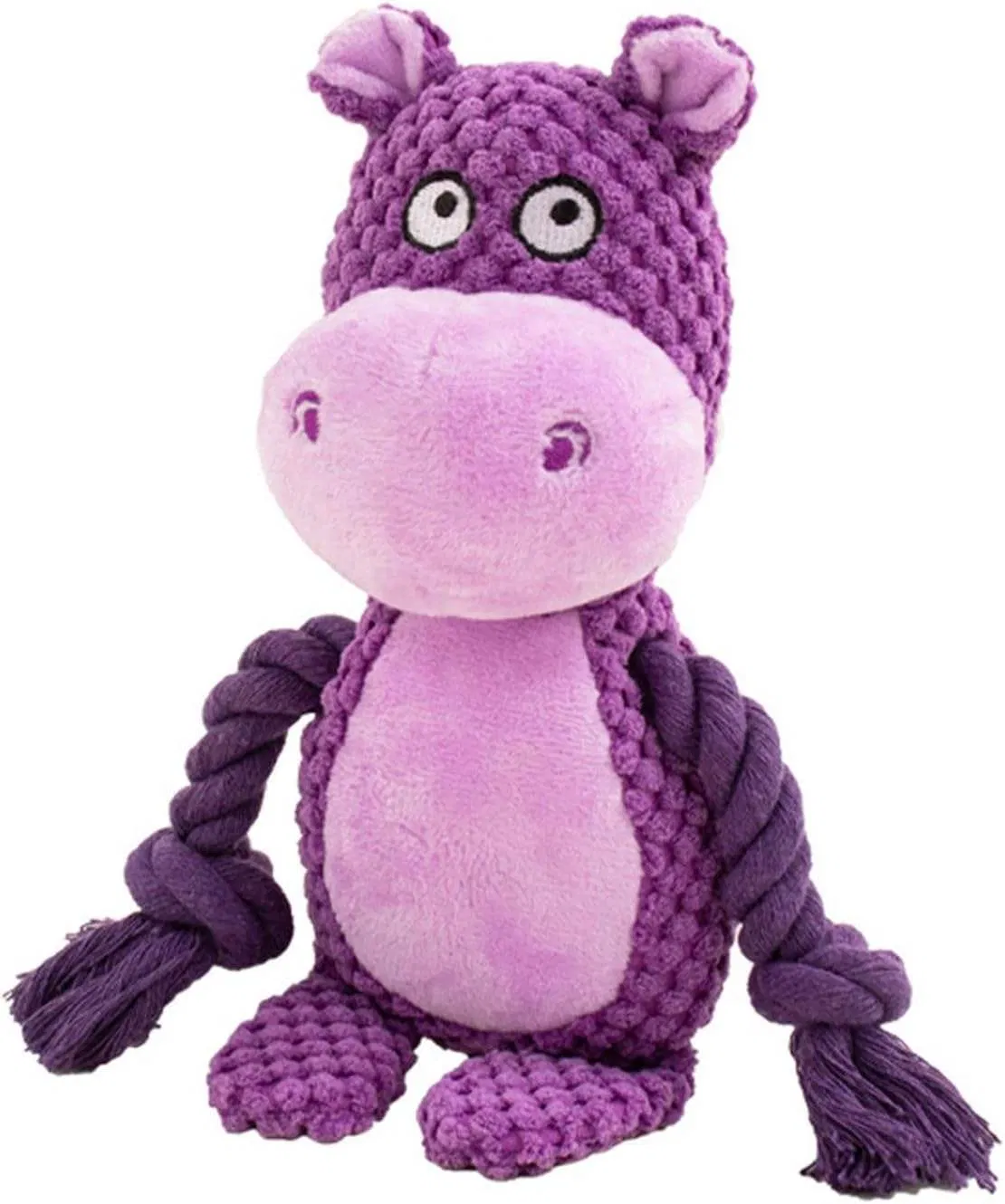 Juguetes para mascotas de felpa duraderos y ecológicos, juguetes interactivos para masticar con cuerda