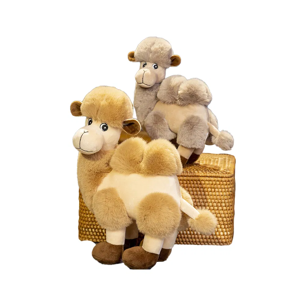 Juguete de peluche de camello suave y personalizado - Figurita de camello adorable y coleccionable