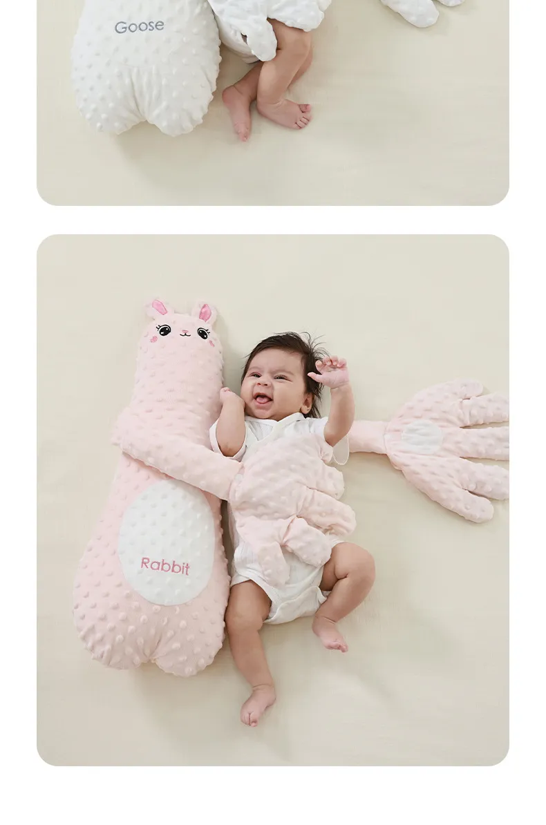 Pillow suave de felpa antiestrés para bebés